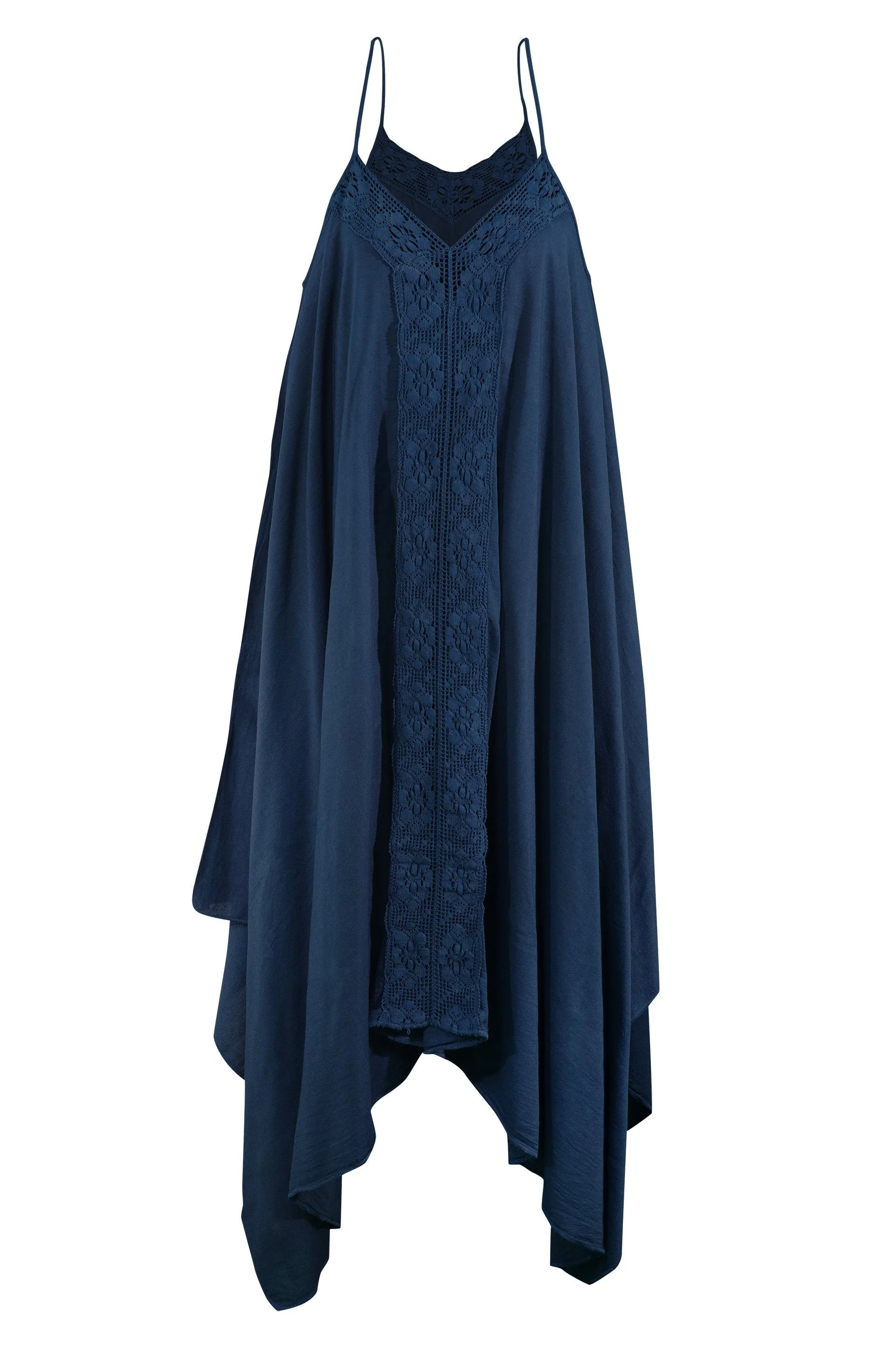 100% COTTON Lace front BOHO SWING MAXI DRESS many colours NATURAL MATERIALS