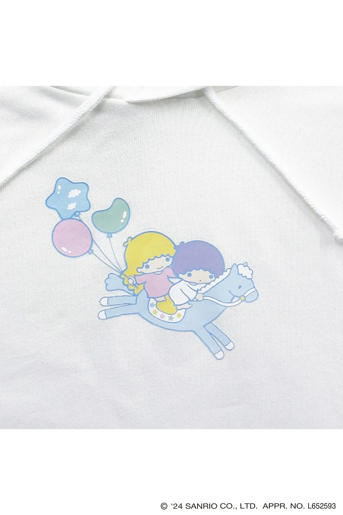 【受注予約】4XL Hoodie / White / Little Twin Stars x MIKIOSAKABE / MSLTT01
