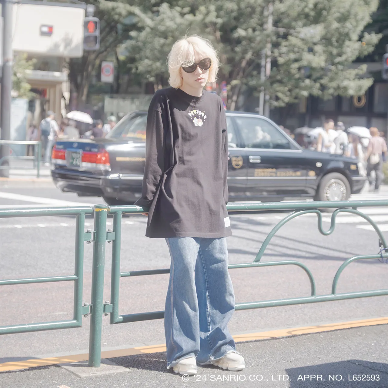 【受注予約】4XL Long T / Black / Little Twin Stars x MIKIOSAKABE / MSLTT02
