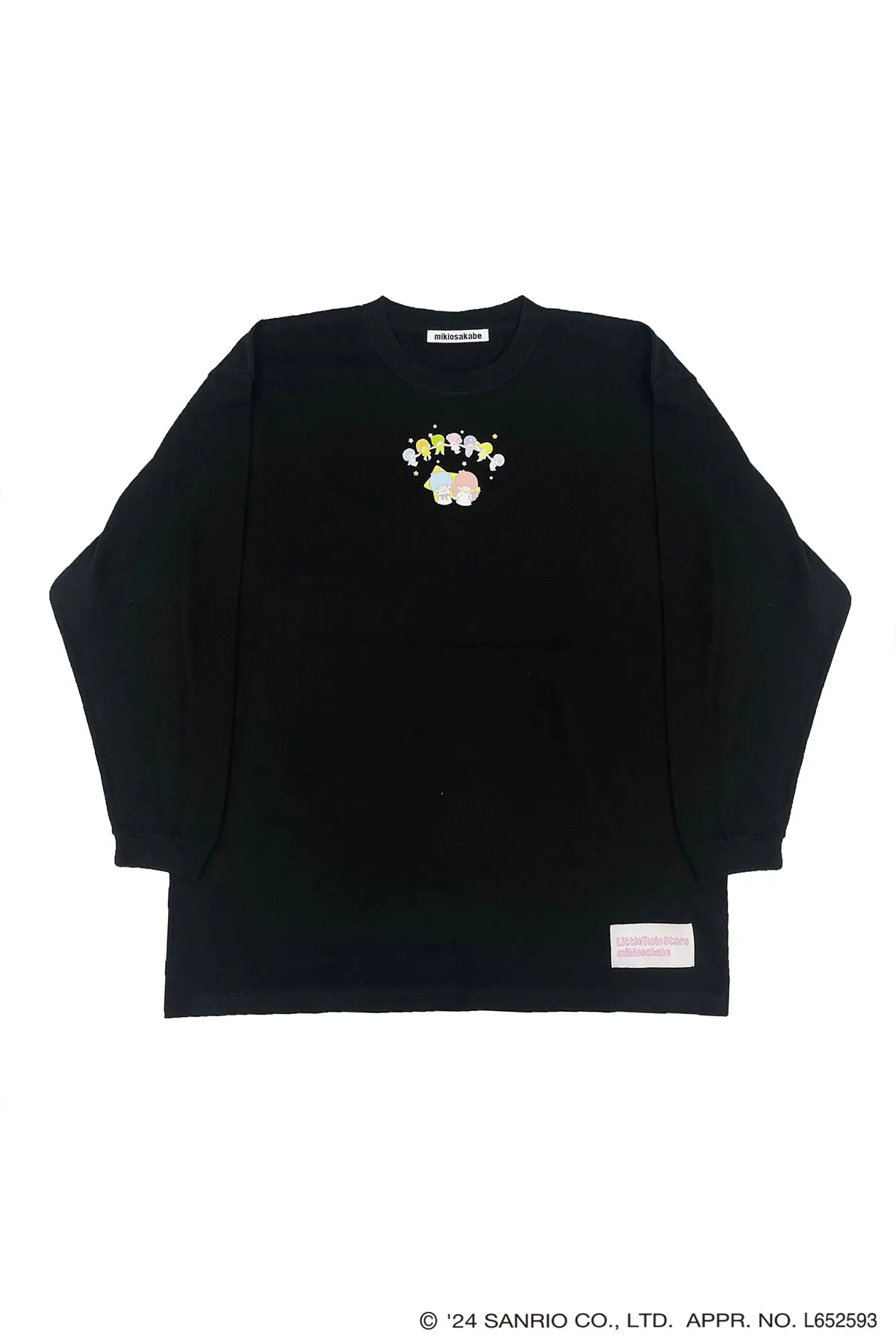 【受注予約】4XL Long T / Black / Little Twin Stars x MIKIOSAKABE / MSLTT02