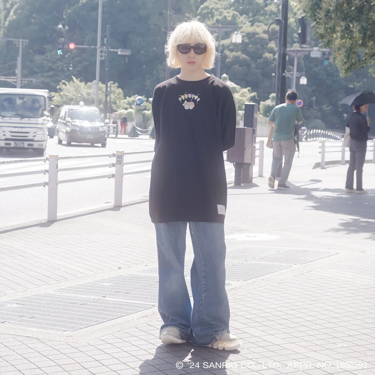 【受注予約】4XL Long T / Black / Little Twin Stars x MIKIOSAKABE / MSLTT02