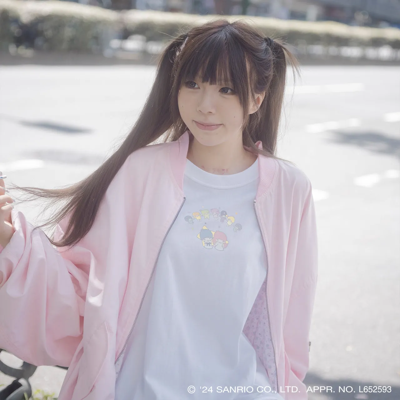 【受注予約】4XL Long T / White / Little Twin Stars x MIKIOSAKABE / MSLTT02