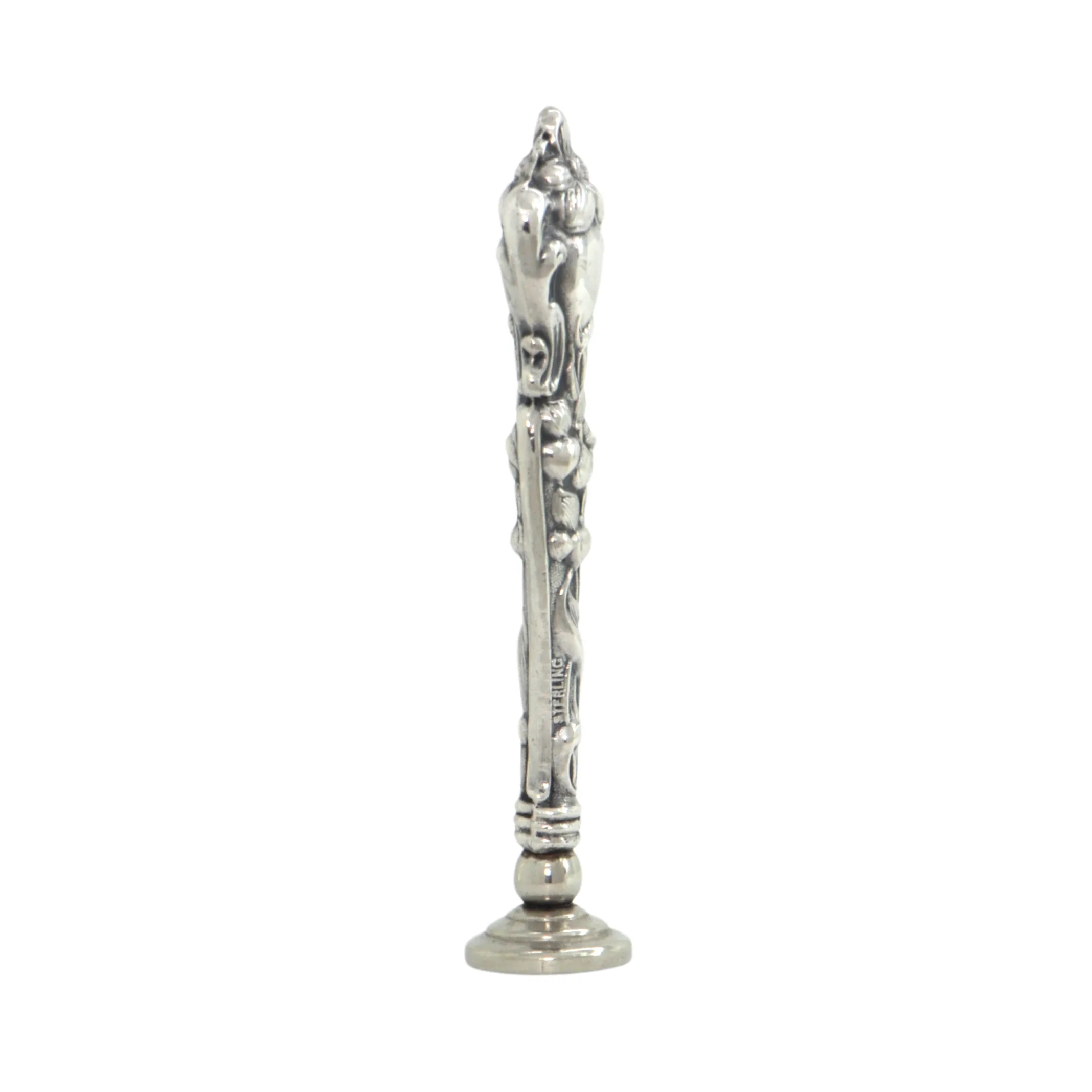 Antique Art Nouveau Sterling Wax Seal (Late 19th C.)