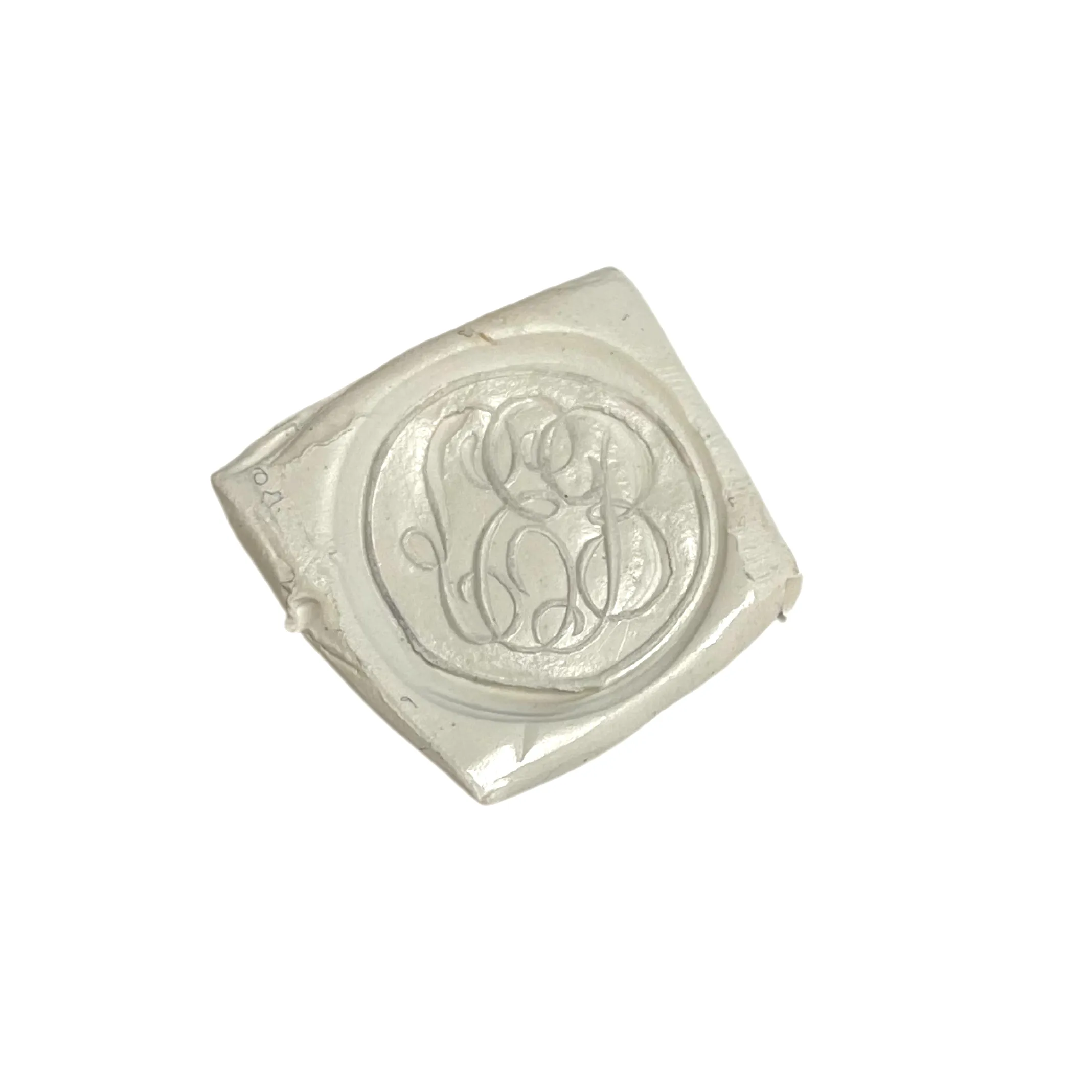 Antique Art Nouveau Sterling Wax Seal (Late 19th C.)