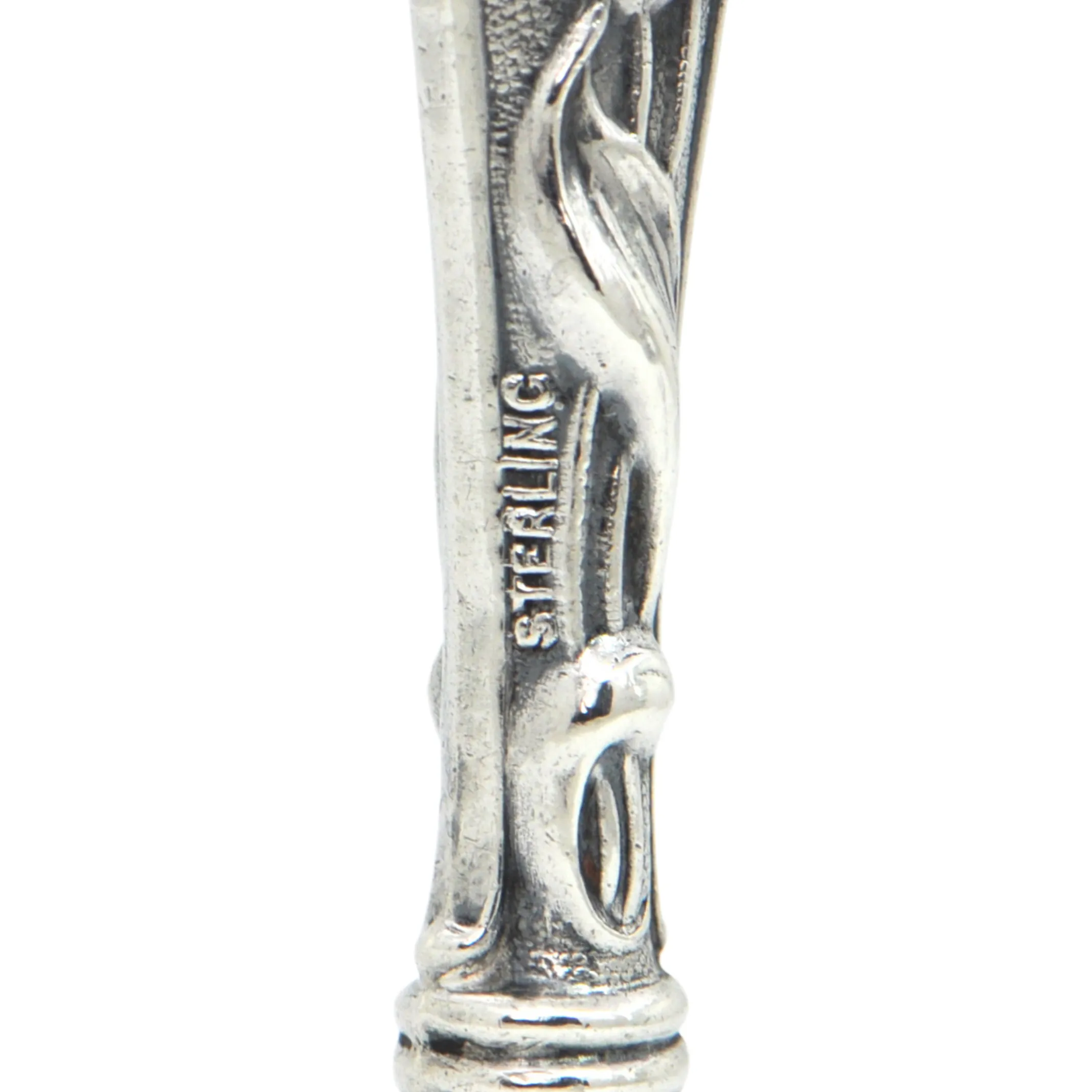 Antique Art Nouveau Sterling Wax Seal (Late 19th C.)