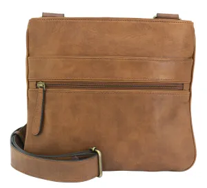 Ares Slim Leather Crossbody Handbag