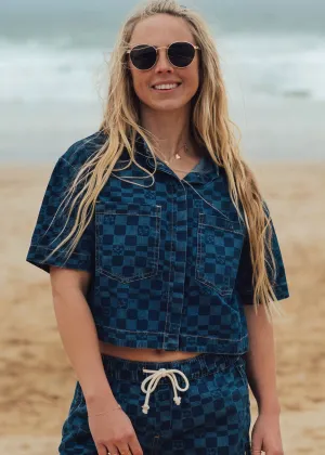 Blue Wave Club Denim Shirt