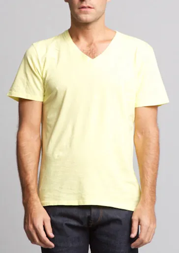 Brooklyn Denim Co. Organic Cotton V-Neck Tee - Barbera