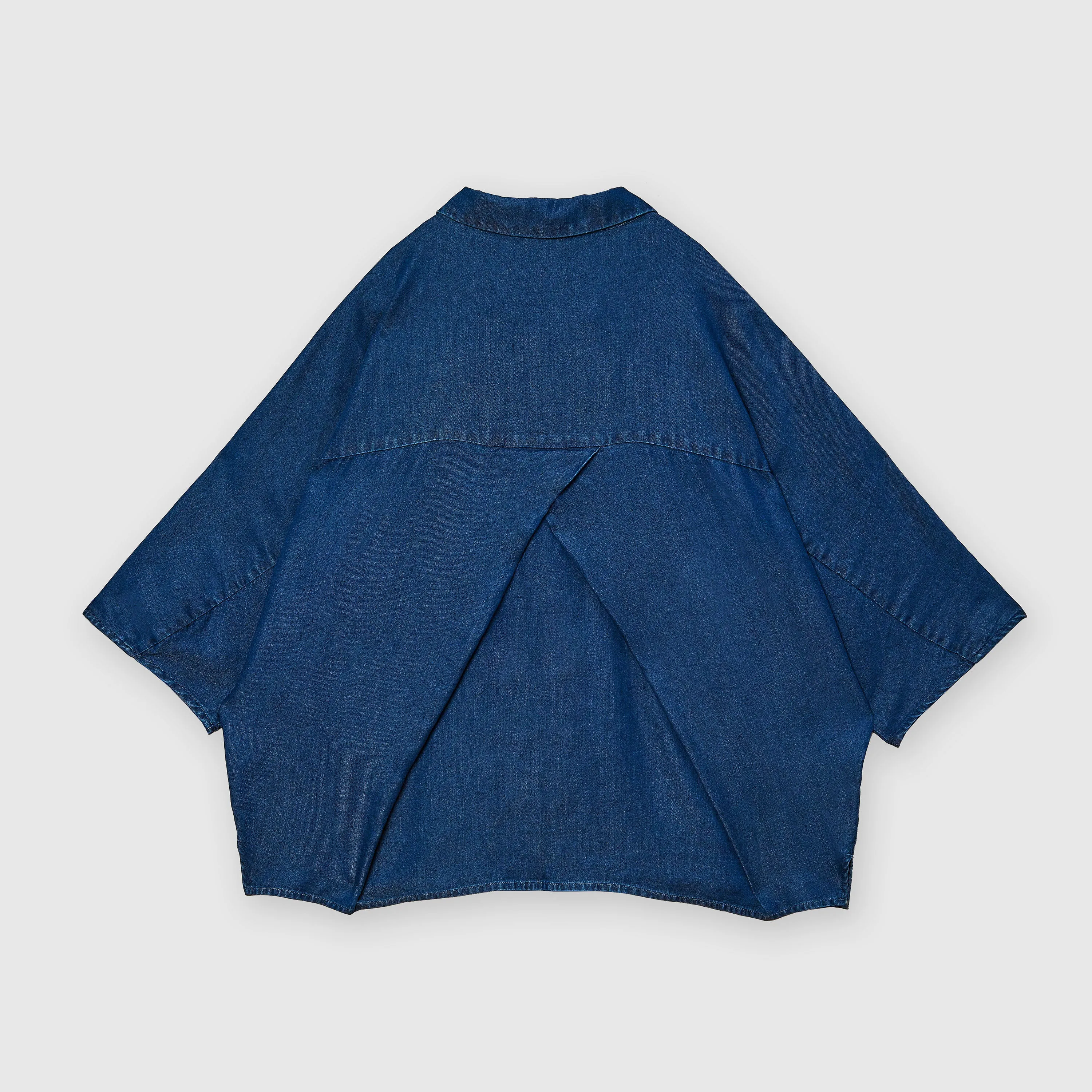 Denim Dolman Sleeve Shirt