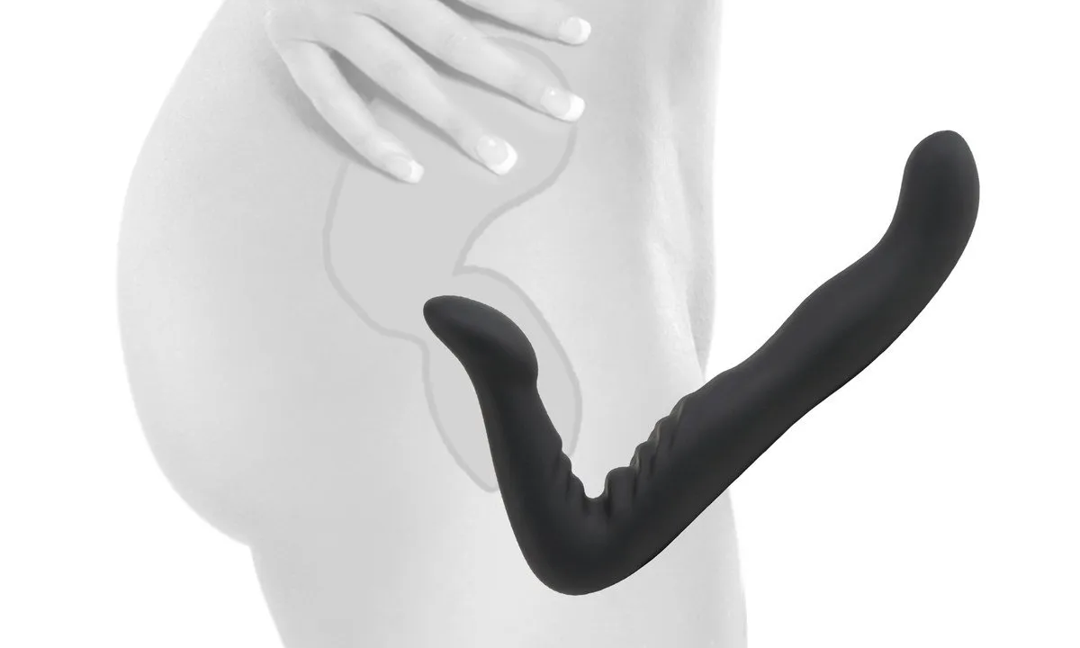 Fetish Fantasy Elite - Strapless Strap-On Black 8 in.