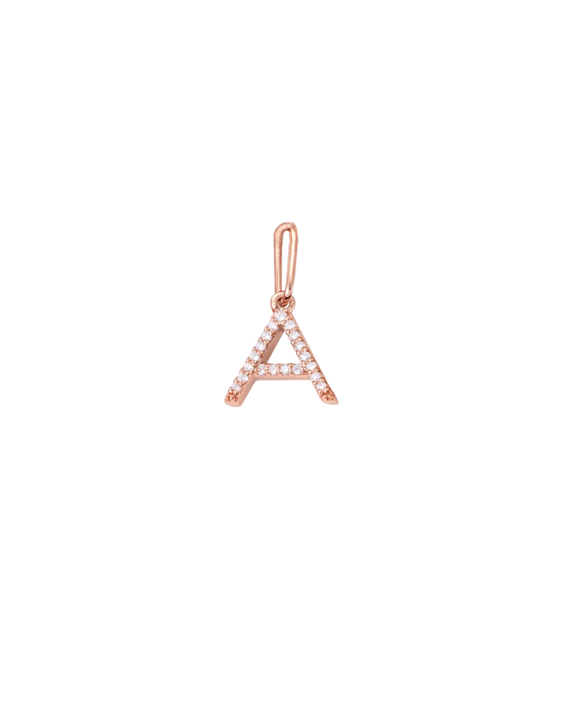 Frosted Charm - 14K Rose Gold