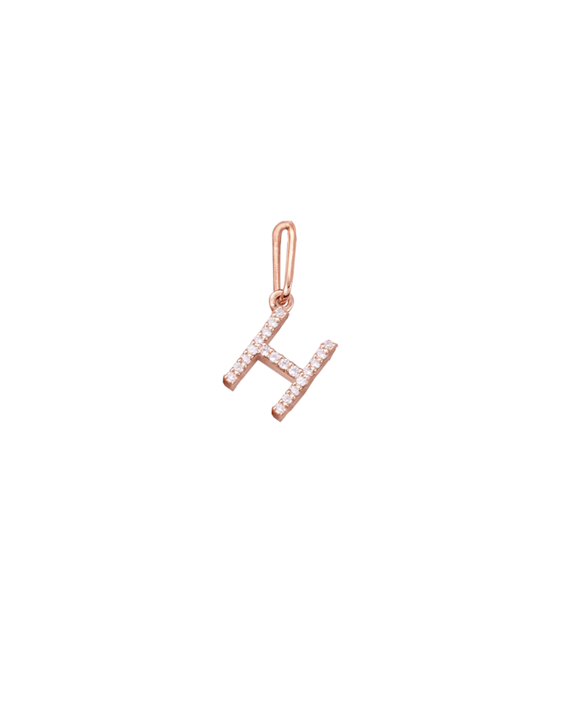 Frosted Charm - 14K Rose Gold
