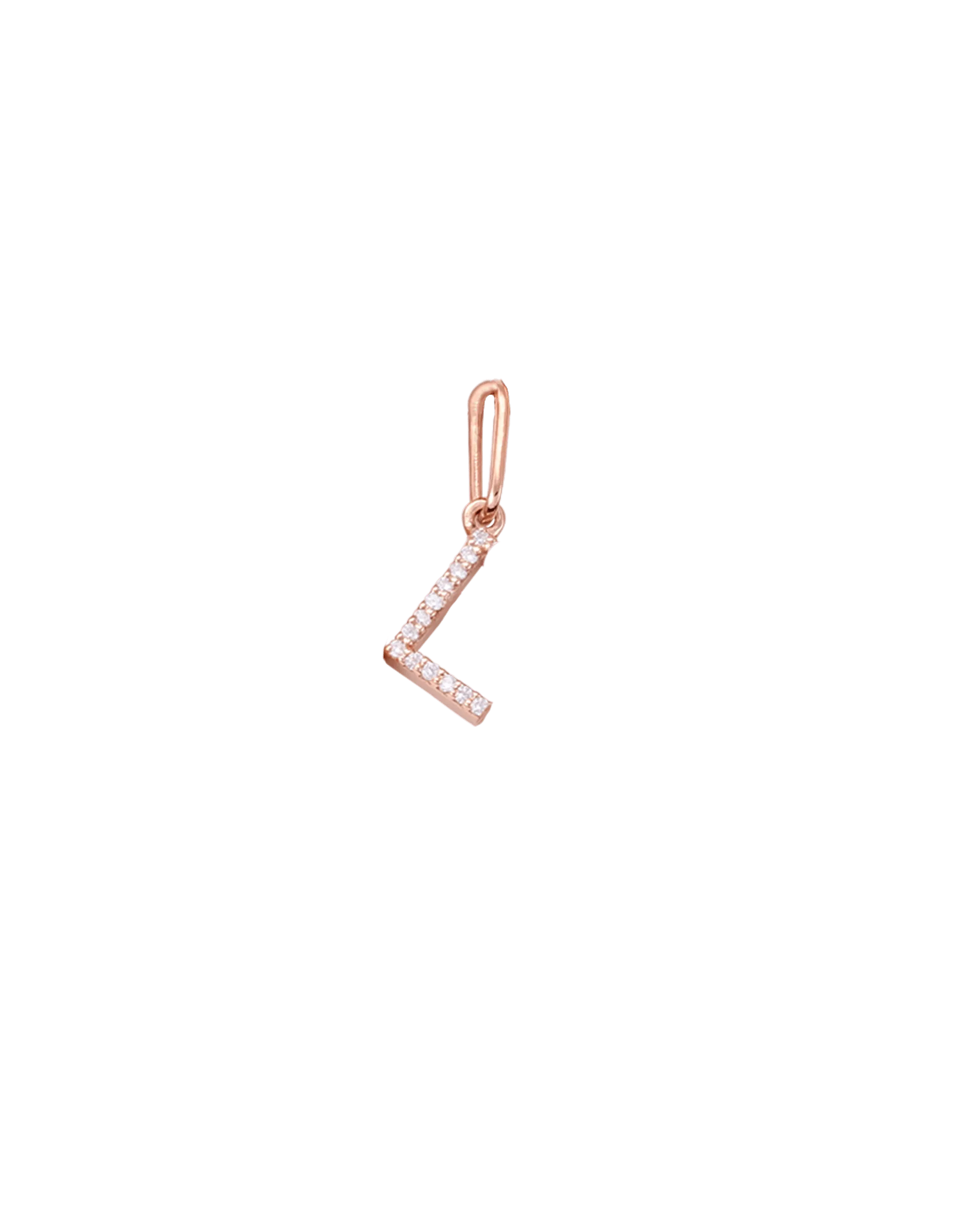 Frosted Charm - 14K Rose Gold