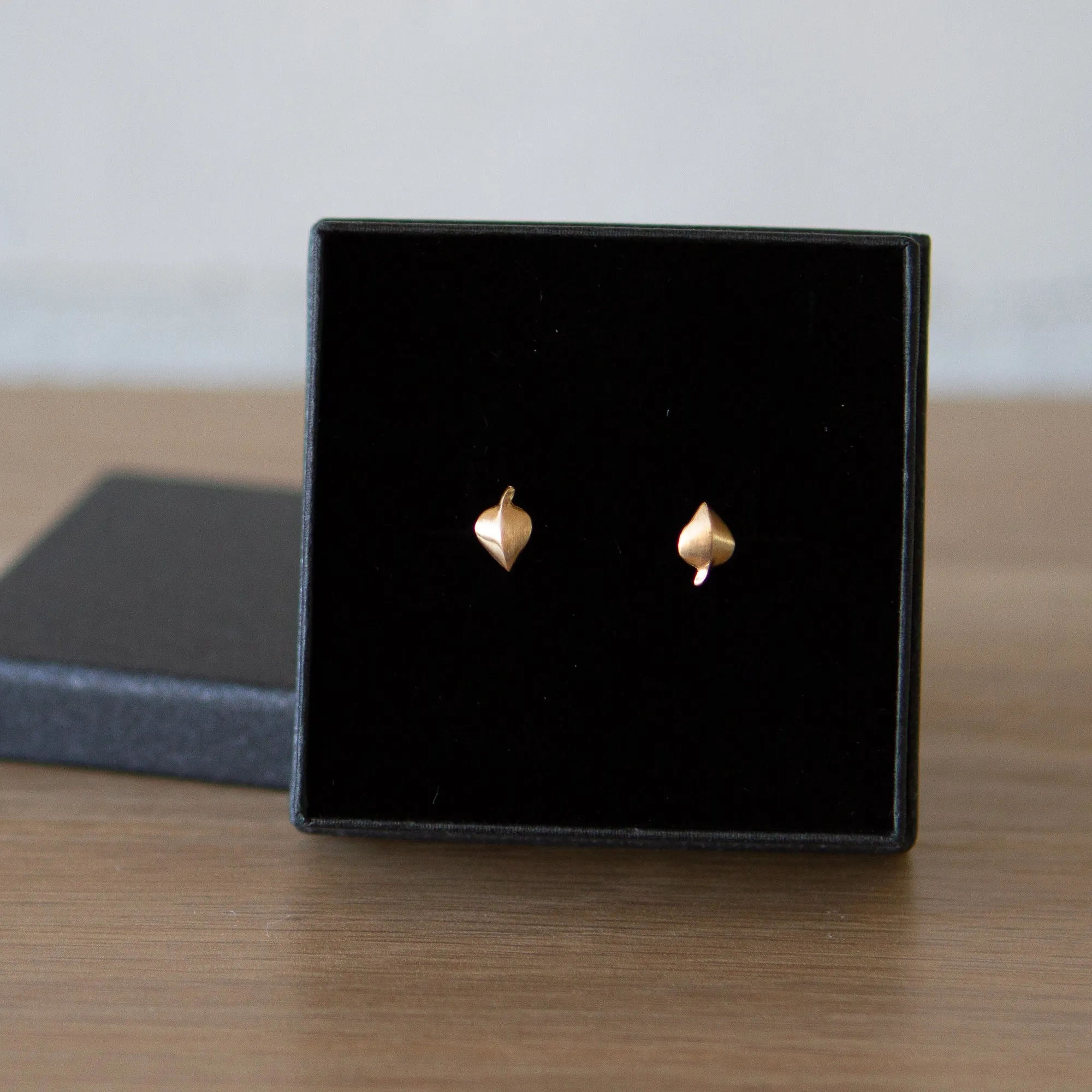 Gold Aspen Stud Earrings