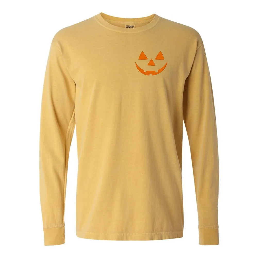 Jack-O'-Lantern Comfort Colors Long Sleeve T-Shirt