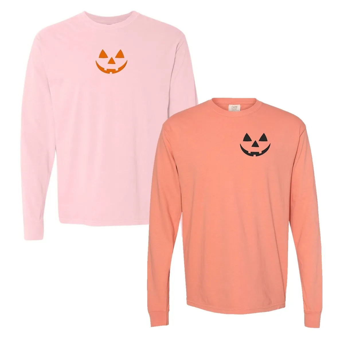 Jack-O'-Lantern Comfort Colors Long Sleeve T-Shirt