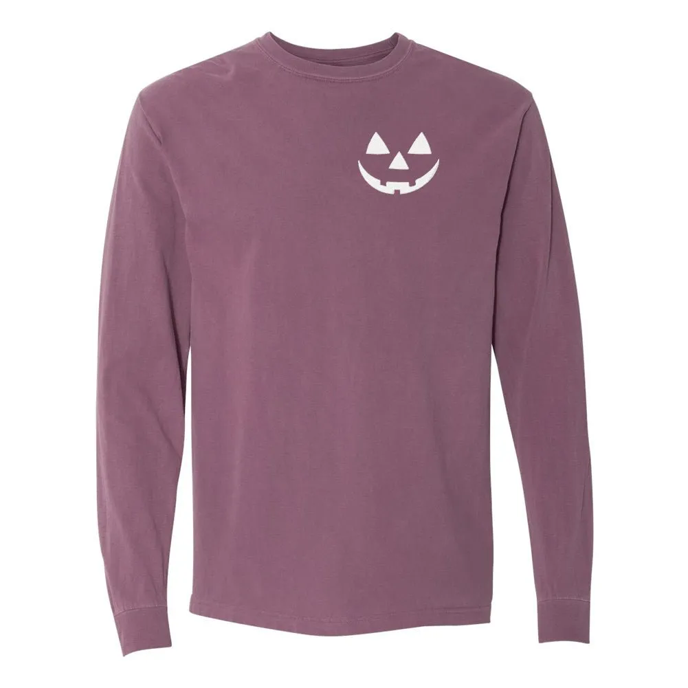 Jack-O'-Lantern Comfort Colors Long Sleeve T-Shirt