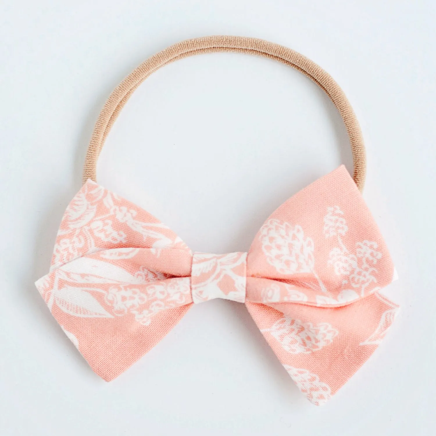 Men's Freestyle Self-Tie Bow Tie / Peach Toile