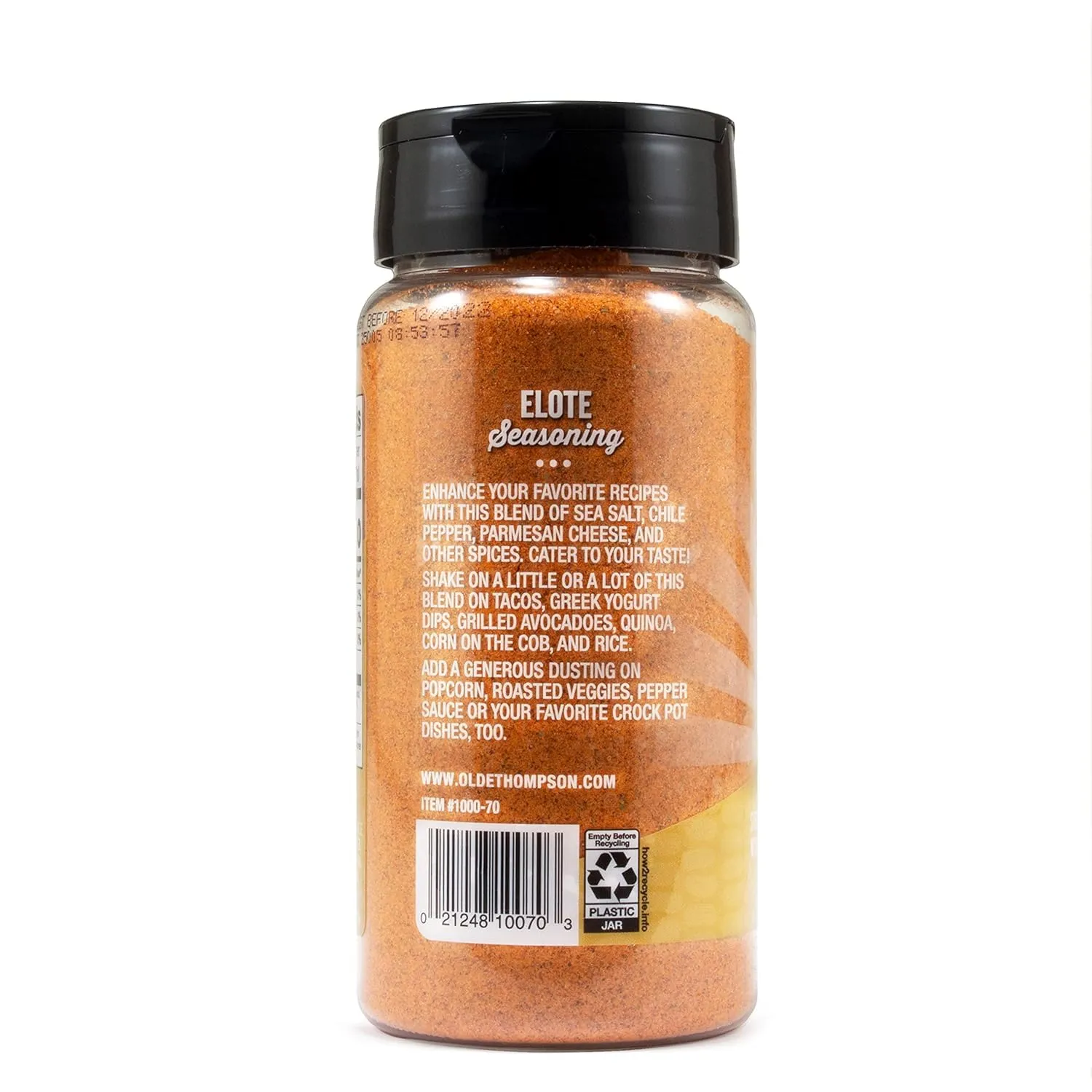 Olde Thompson Elote Seasoning, Sweet Corn Flavor with Chili And Parmesan, 6.4 Ounce