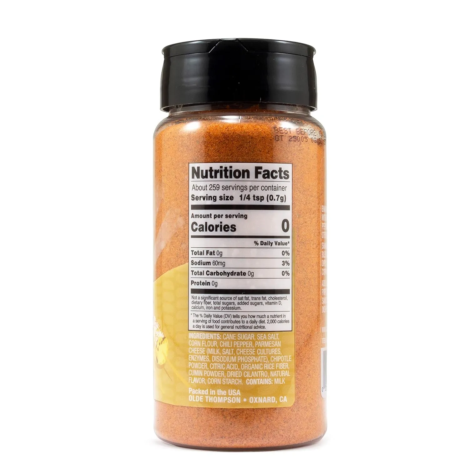 Olde Thompson Elote Seasoning, Sweet Corn Flavor with Chili And Parmesan, 6.4 Ounce