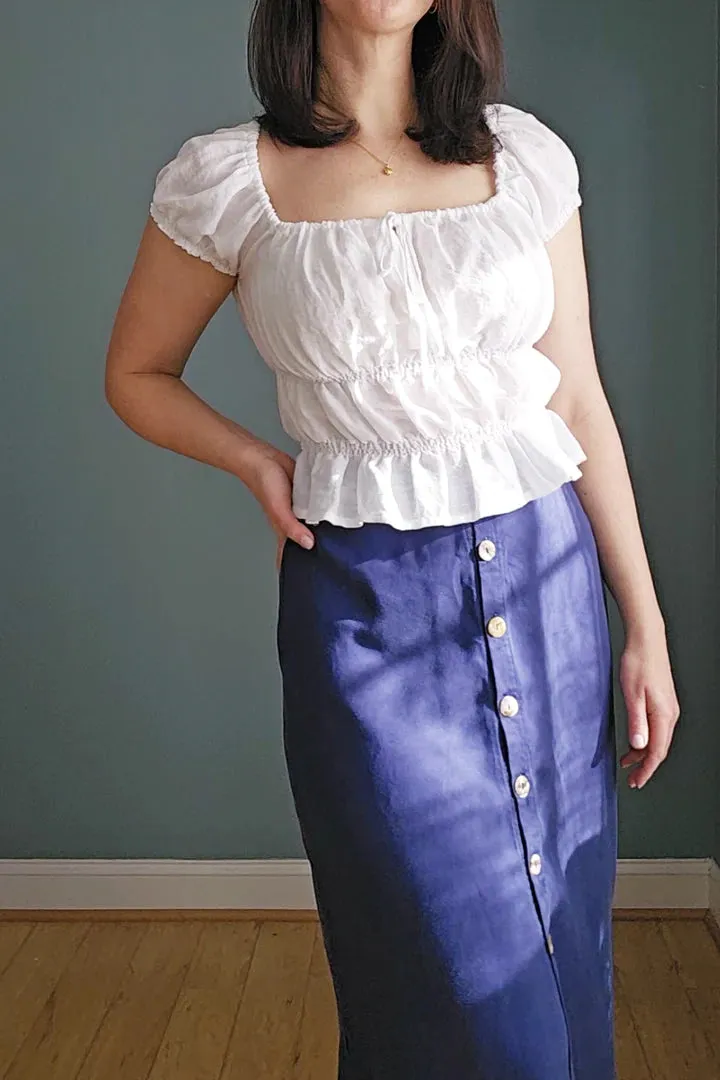 PDF Pattern - Joni Blouse   Dress | Pattern Scout