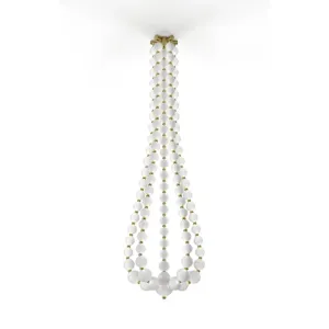 Pearlescent LED Light Double Height Chandelier (L9079/83)
