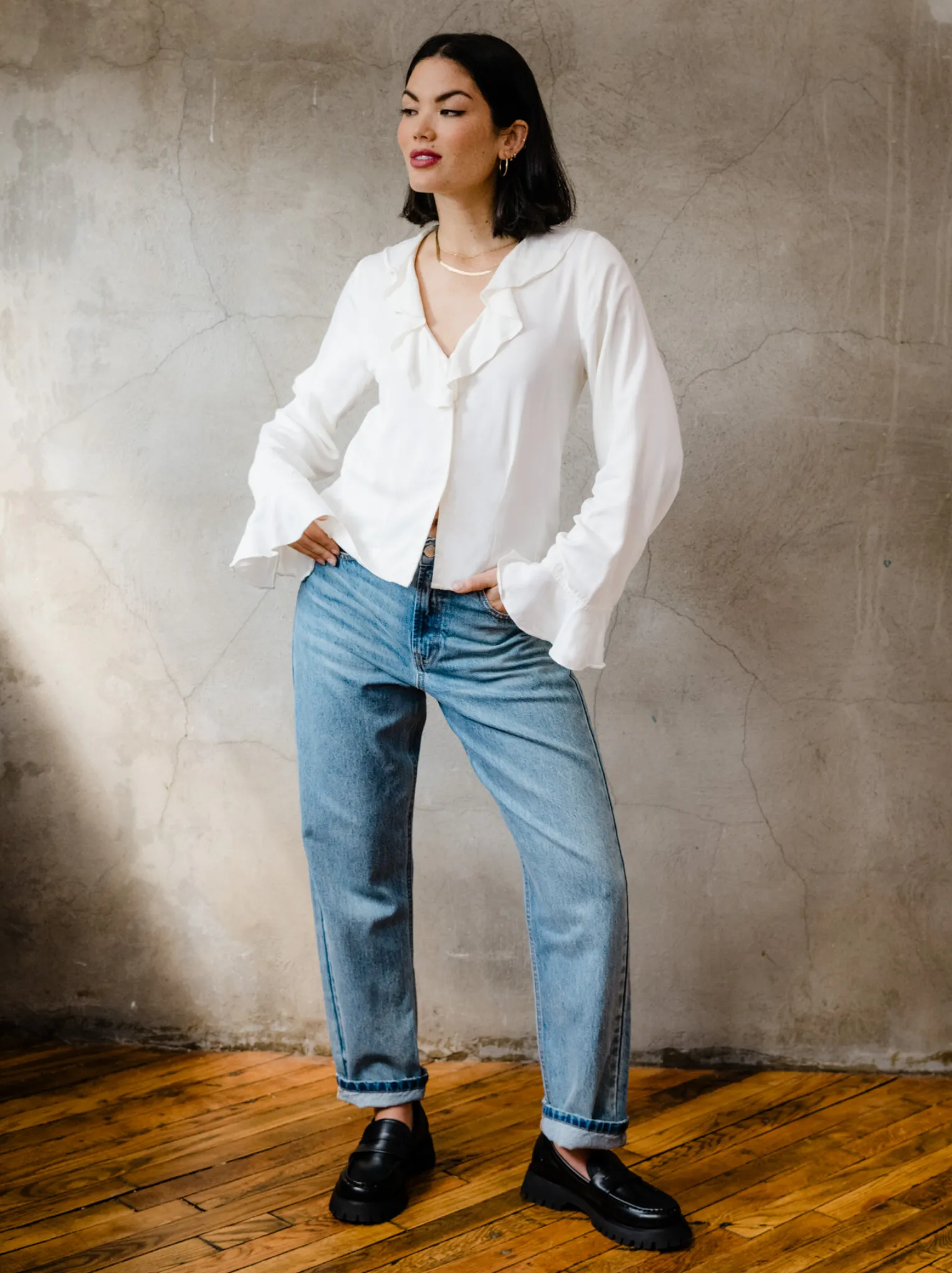 Quincy Ruffle Blouse