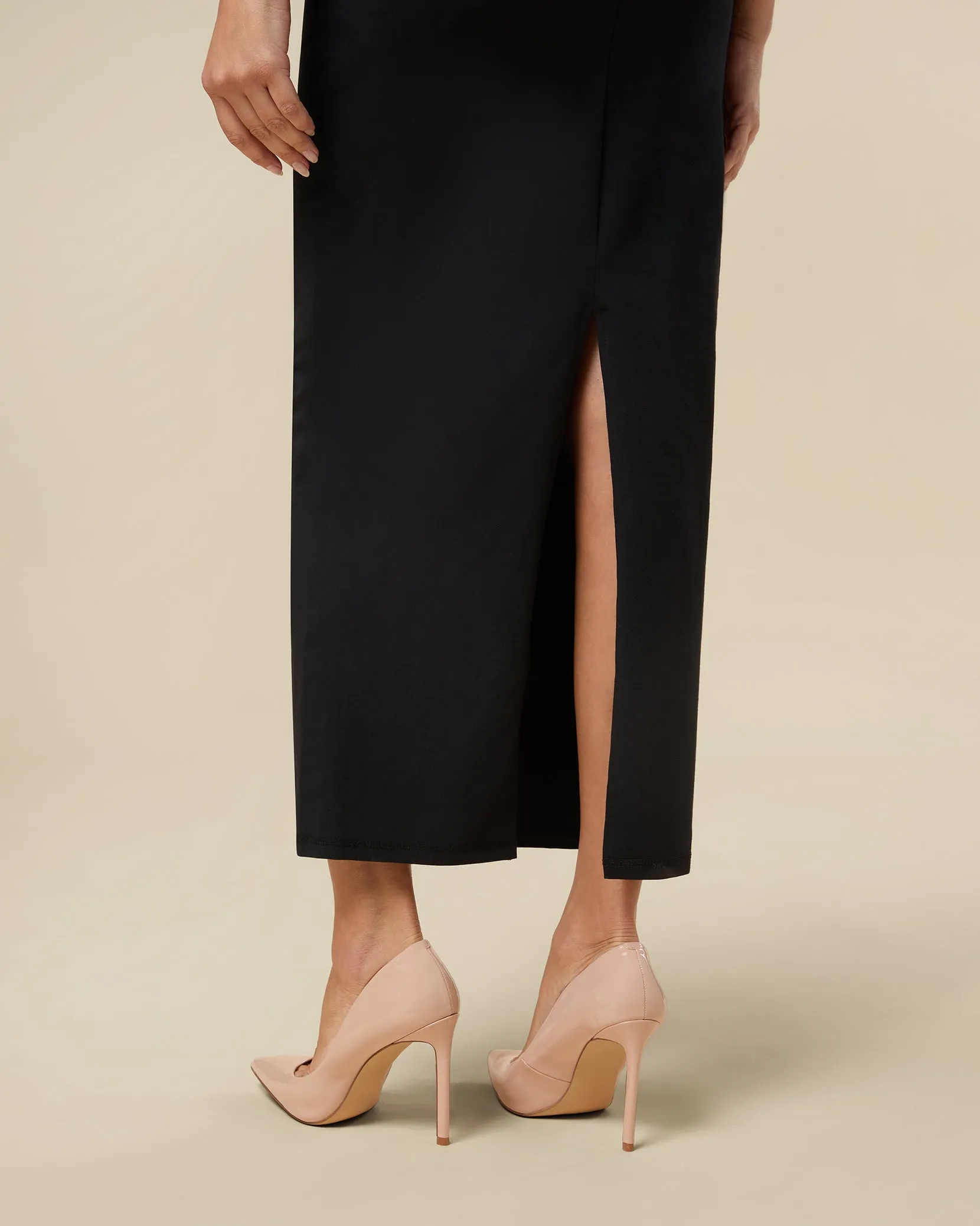 Square Neck Midi Dress