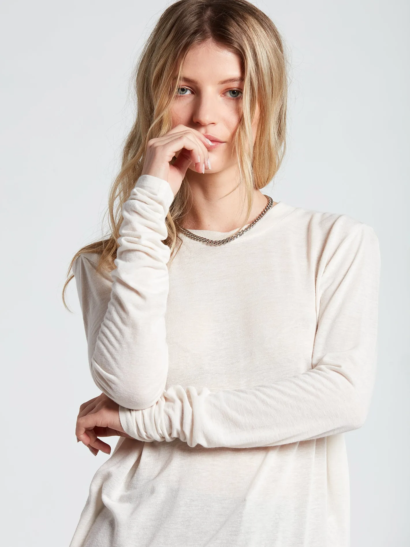 Tern N Bern Long Sleeve Tee - Bone